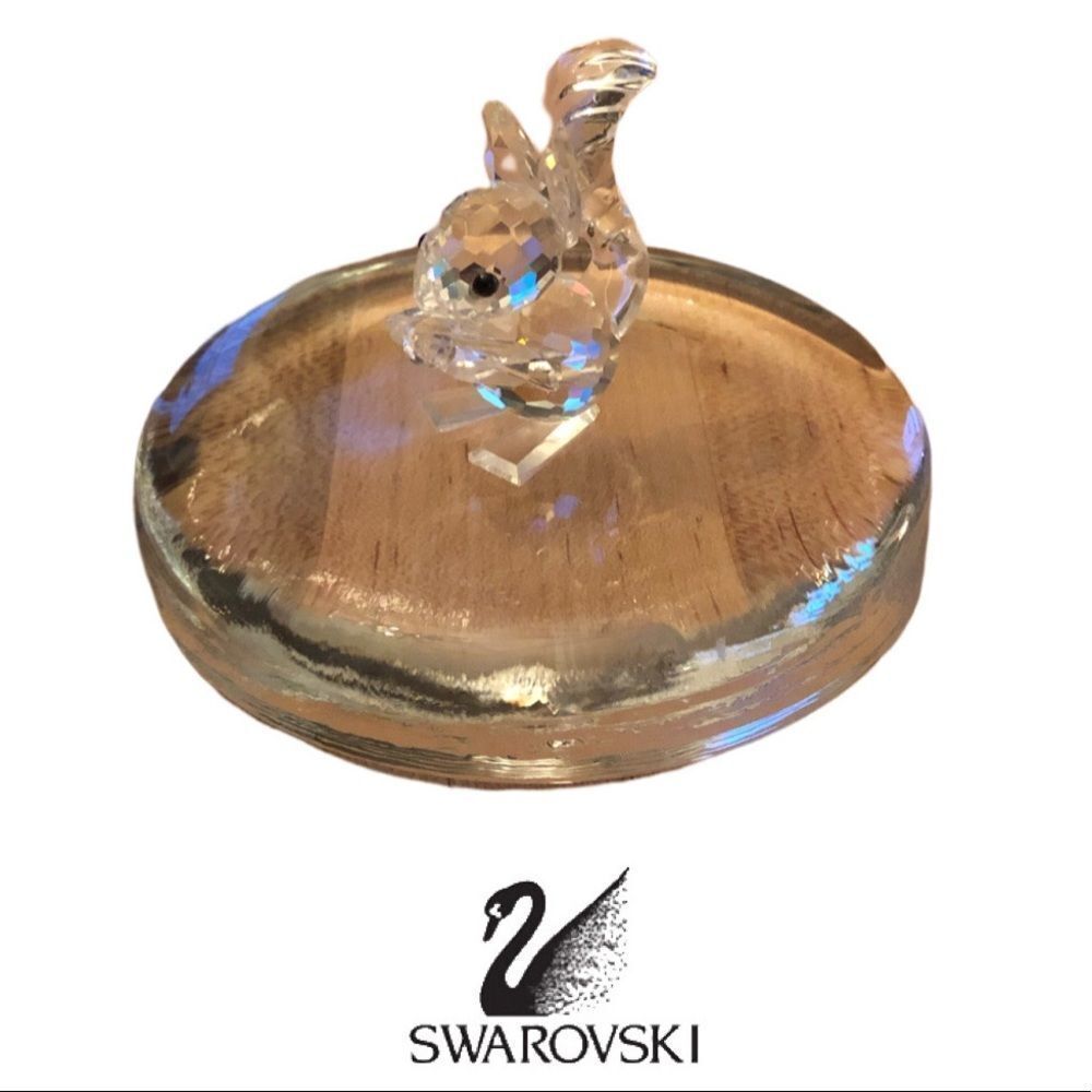 Swarovski‎ Crystal (Austria) Retired Squirrel, Long Ears, Authenti…